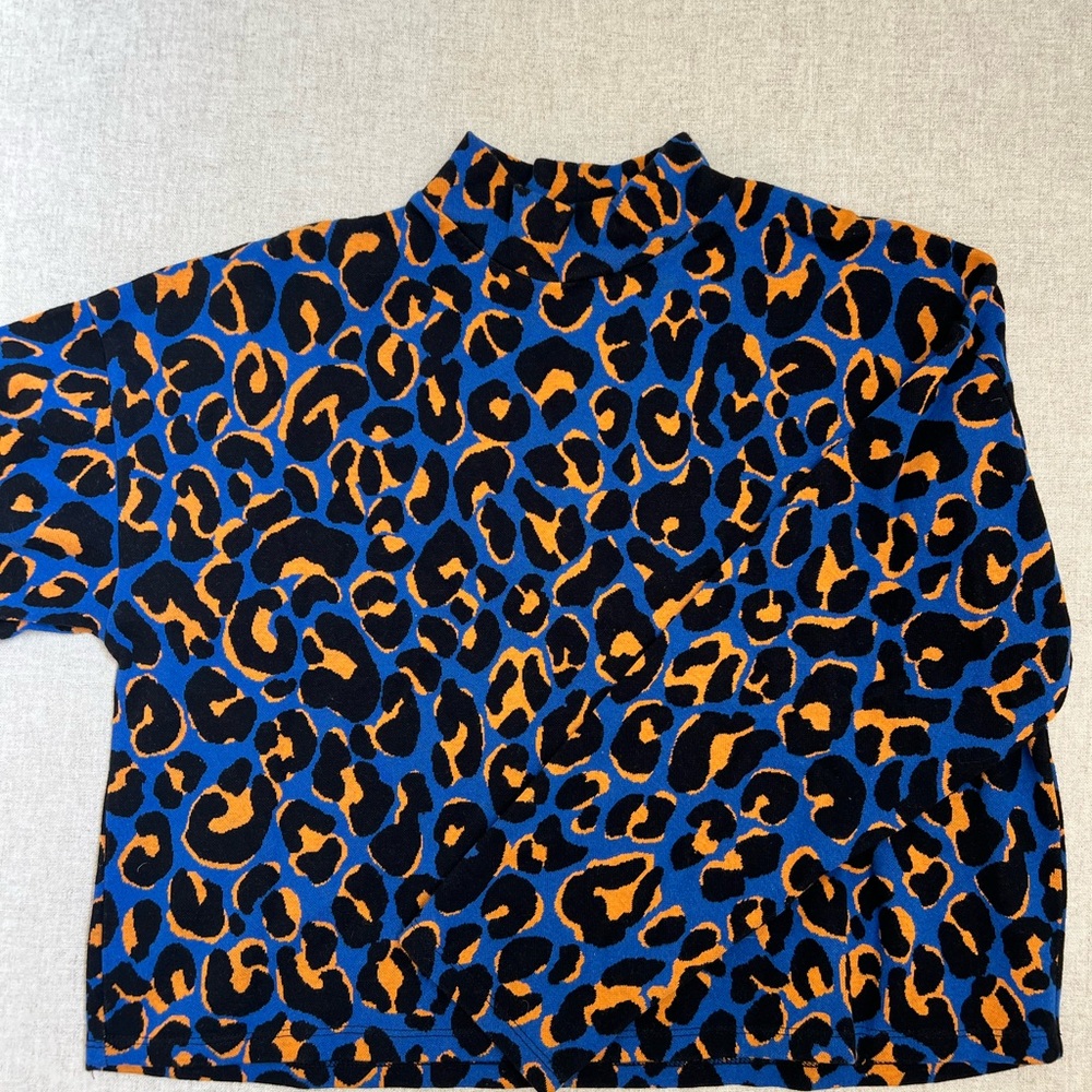 Animal print sweater